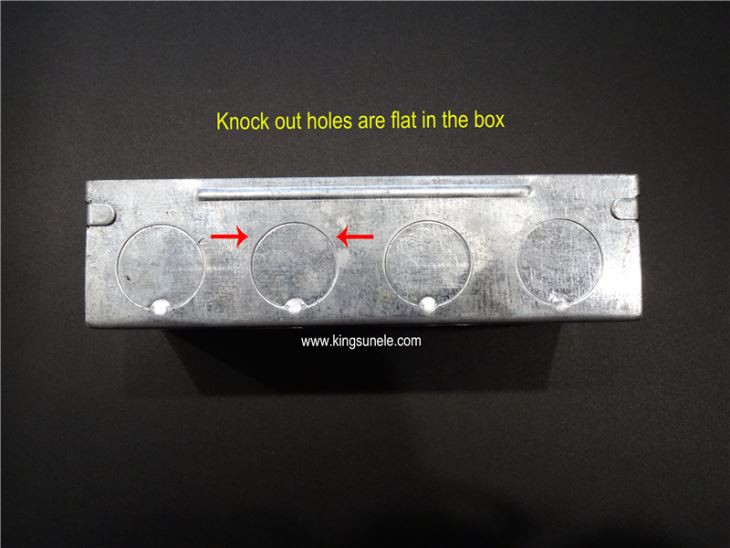 Double Gang Electrical Iron Box