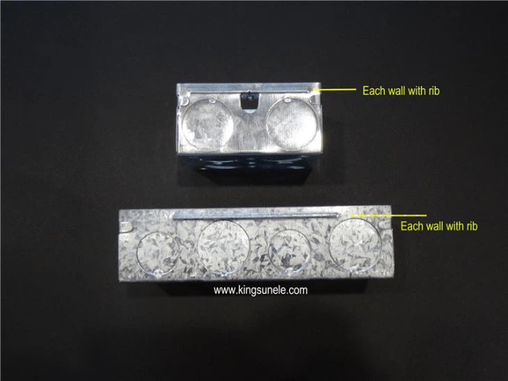 Two Gang Wall Mount Electrical Box